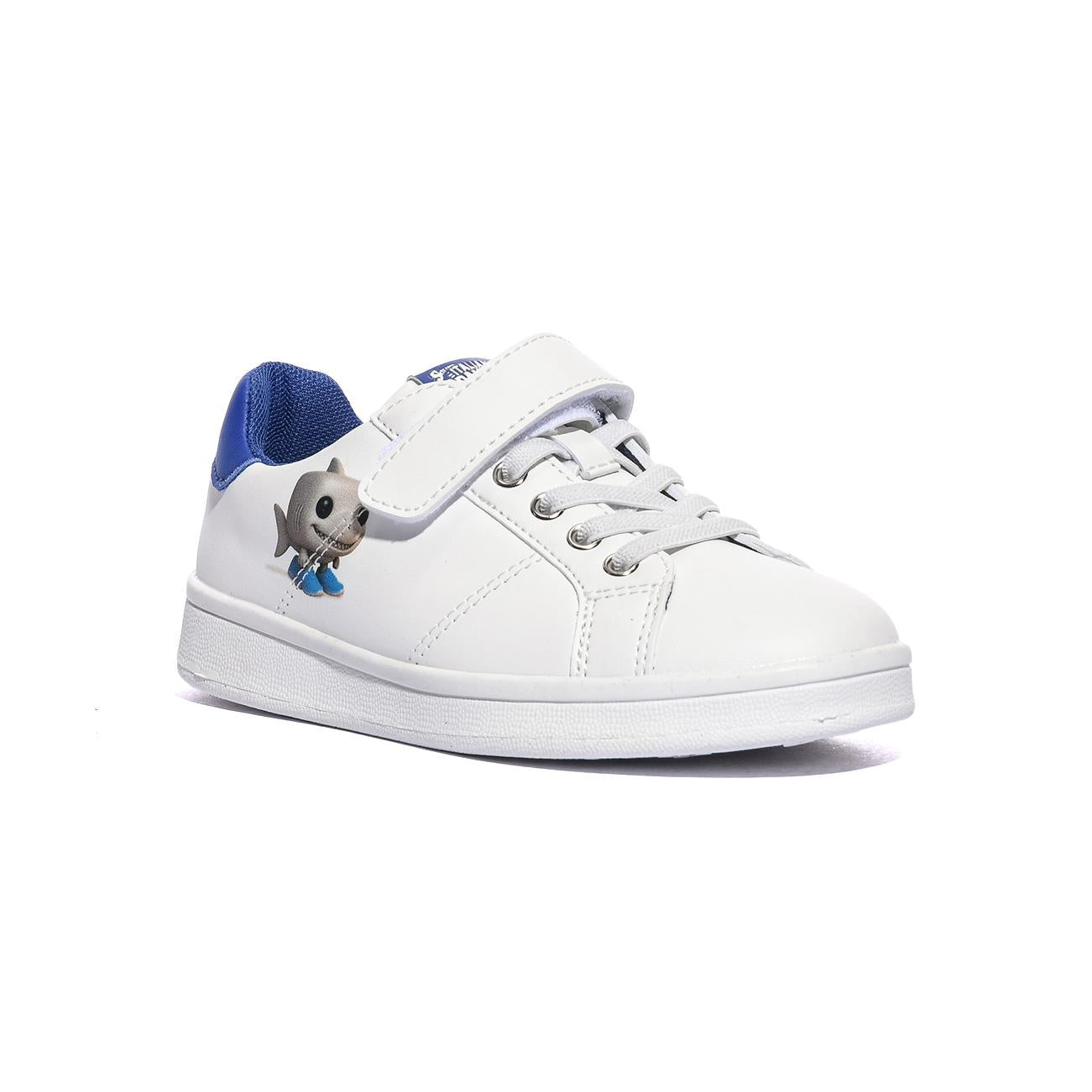 SKIFIDOL SK020 WHITE BLU Sneakers Unisex Bambino 
