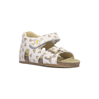 FALCOTTO 0011500737.F4.1N03 WHITE PLATINUM Sandali Bambina 