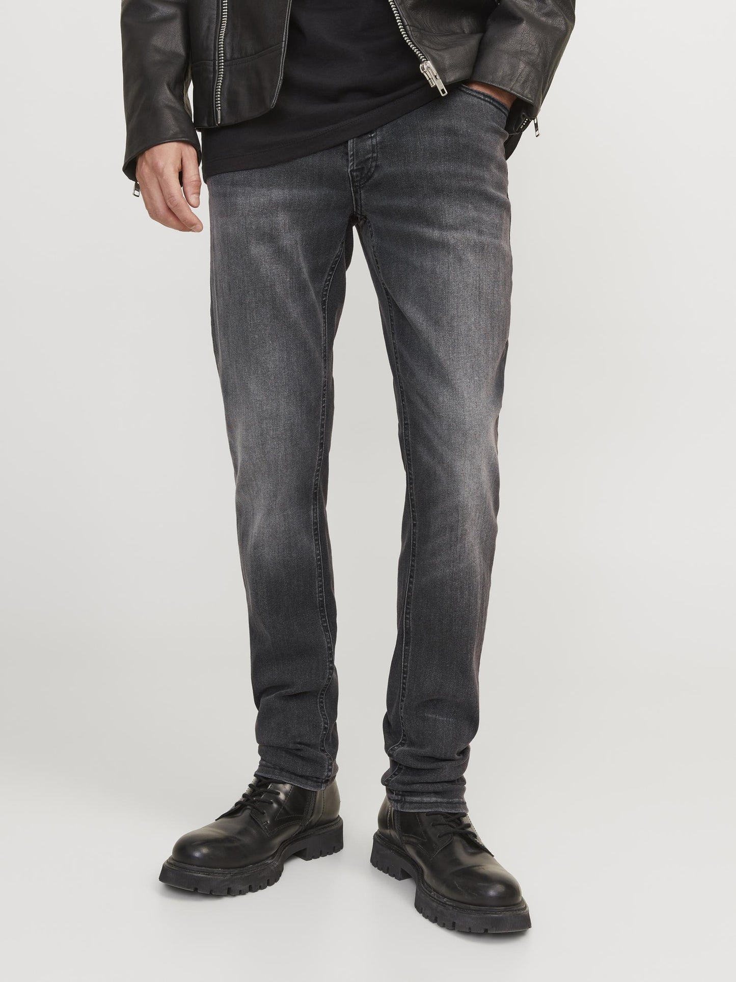 JACK & JONES 12159030 Black Denim Jeans Uomo 
