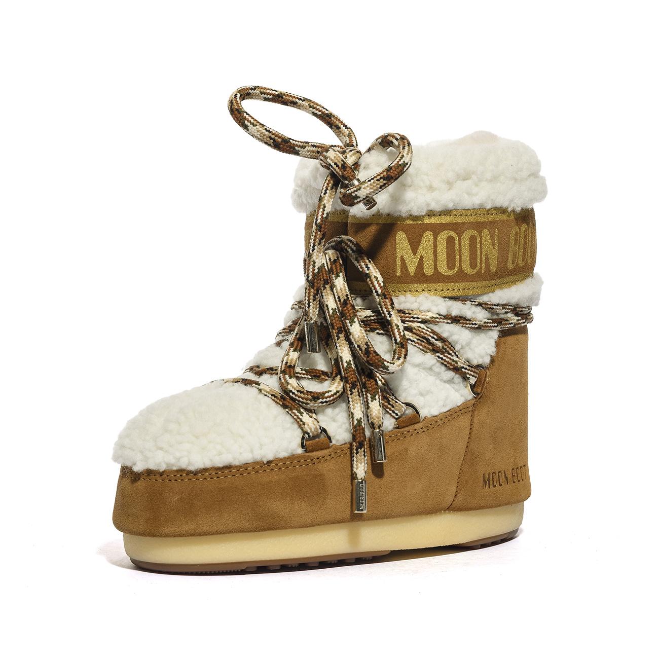 Mammut Moon Boot Icon Low Marroni Bianchi 80D1409580W.WHITE MOON BOOT