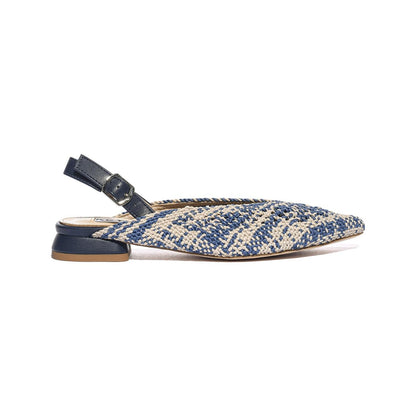 KEYS K10660 BLU BEIGE Ballerine Donna 