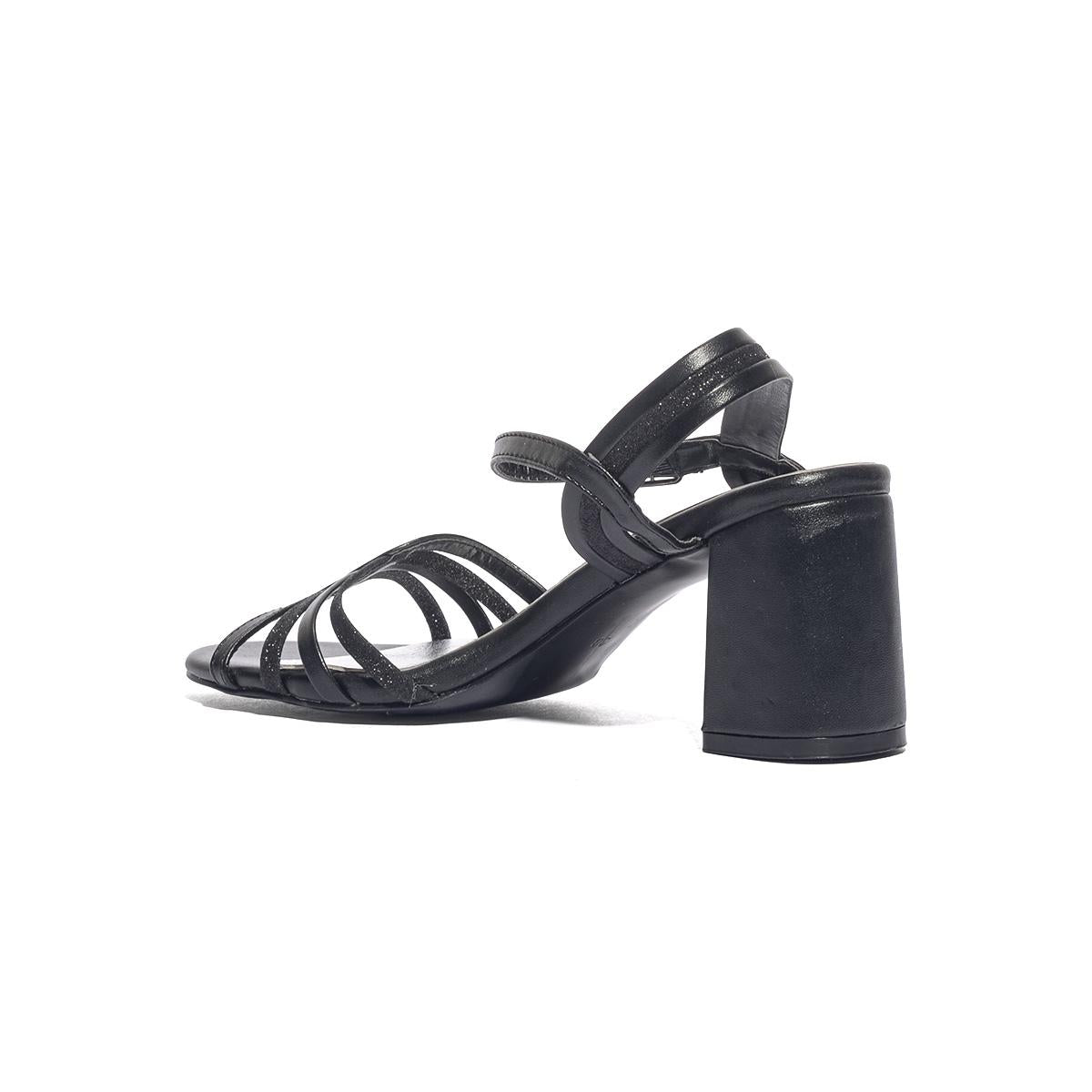 KISS KRISS H70 VIT.GLITTER NERO Sandali Donna 