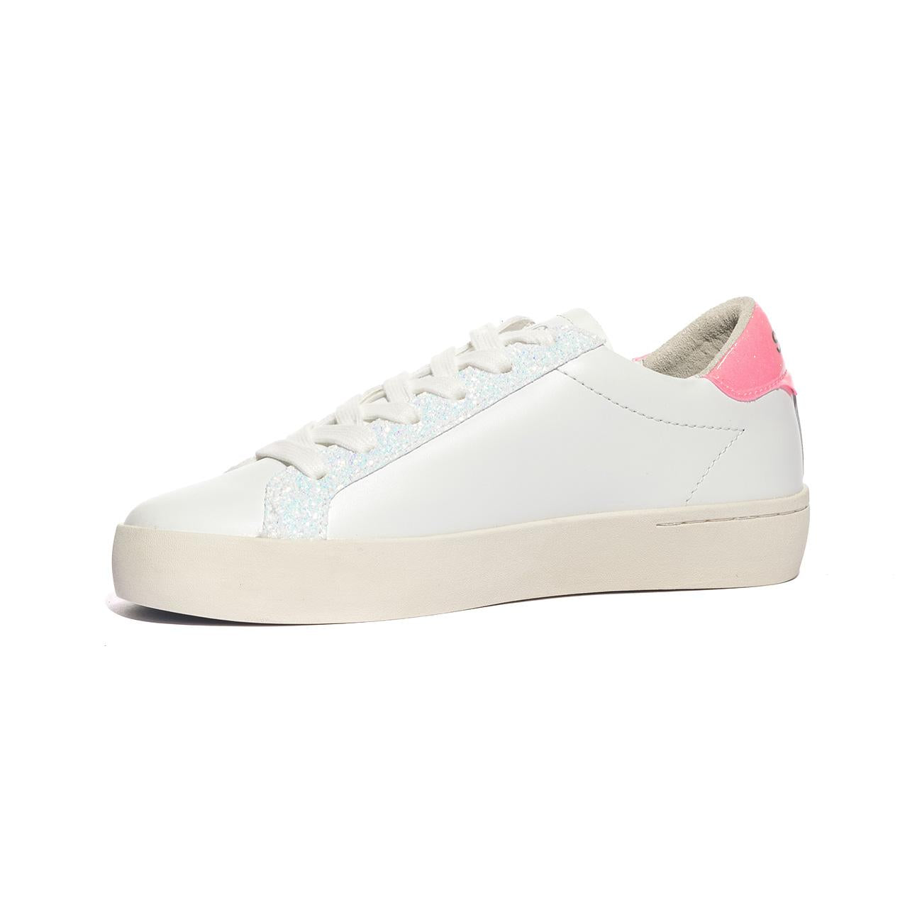 Sneakers Sun68  KATY LEATHER Bianche Rosa Z34225BIANCO FUXIA FLUO SUN 68