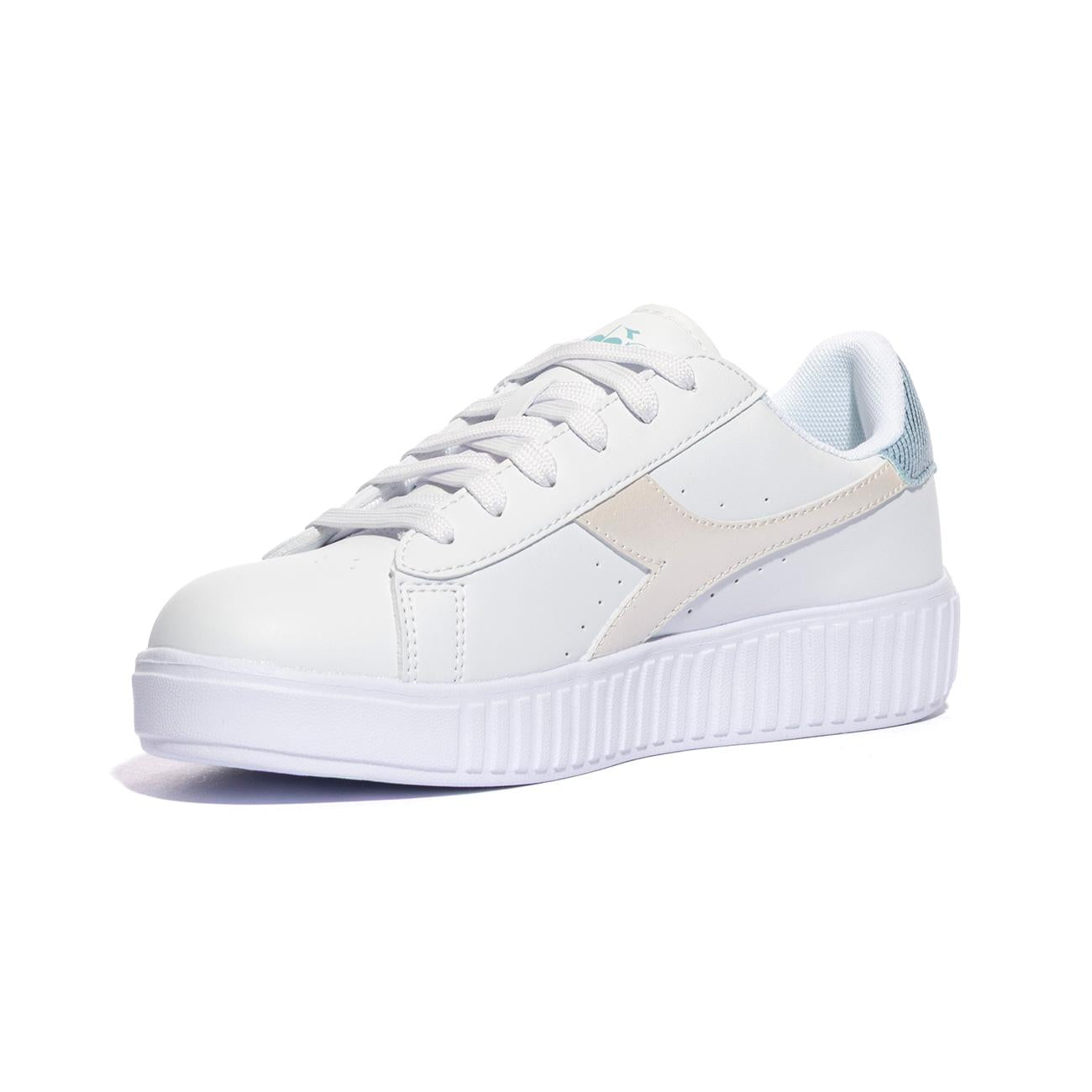 DIADORA 101.181541 BIANCO AZZURRO CIELO Sneakers Bambina 