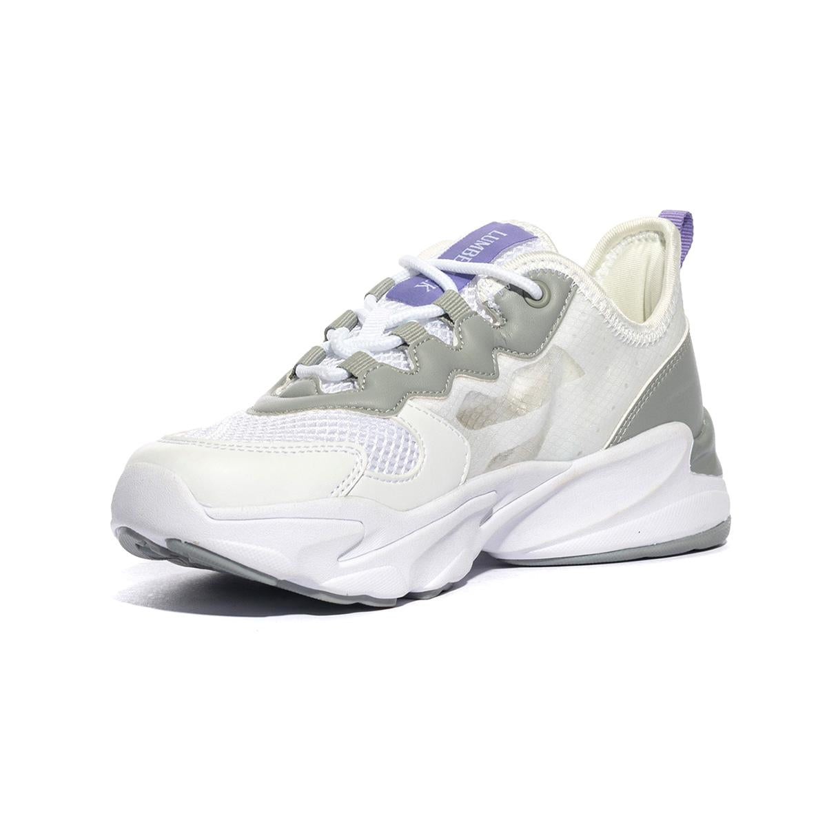 LUMBERJACK SW97111-002 WHITE GREY Sneakers Donna 