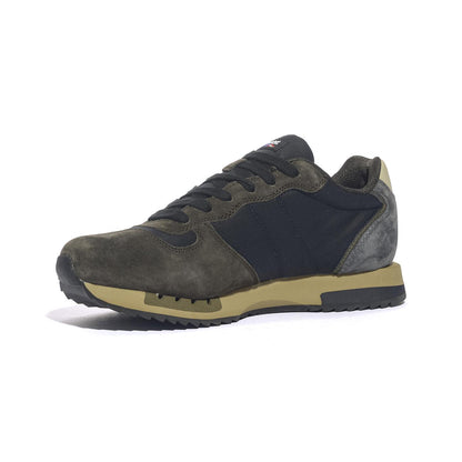 BLAUER F5QUEENS01 NAVY BROWN Sneakers Uomo 