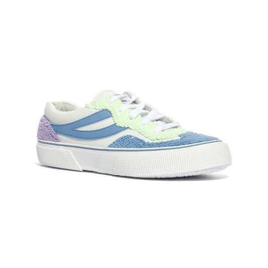 SUPERGA 2941 AZURE VIOLET GREEN BLU Sneakers Donna 