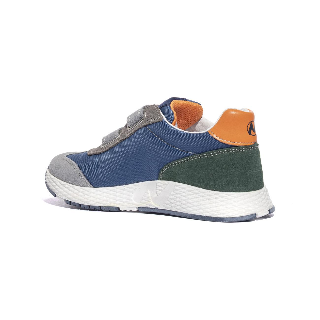NATURINO 0012018225.06.1B55 GREY AZURE GREEN Sneakers Bambino 