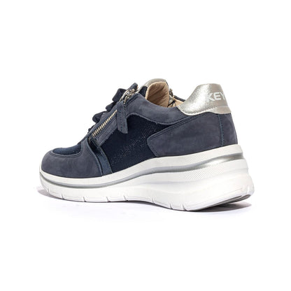 KEYS K10600 BLU SILVER Sneakers Donna 
