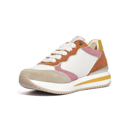 KEYS K10530 BEIGE WHITE Sneakers Donna 