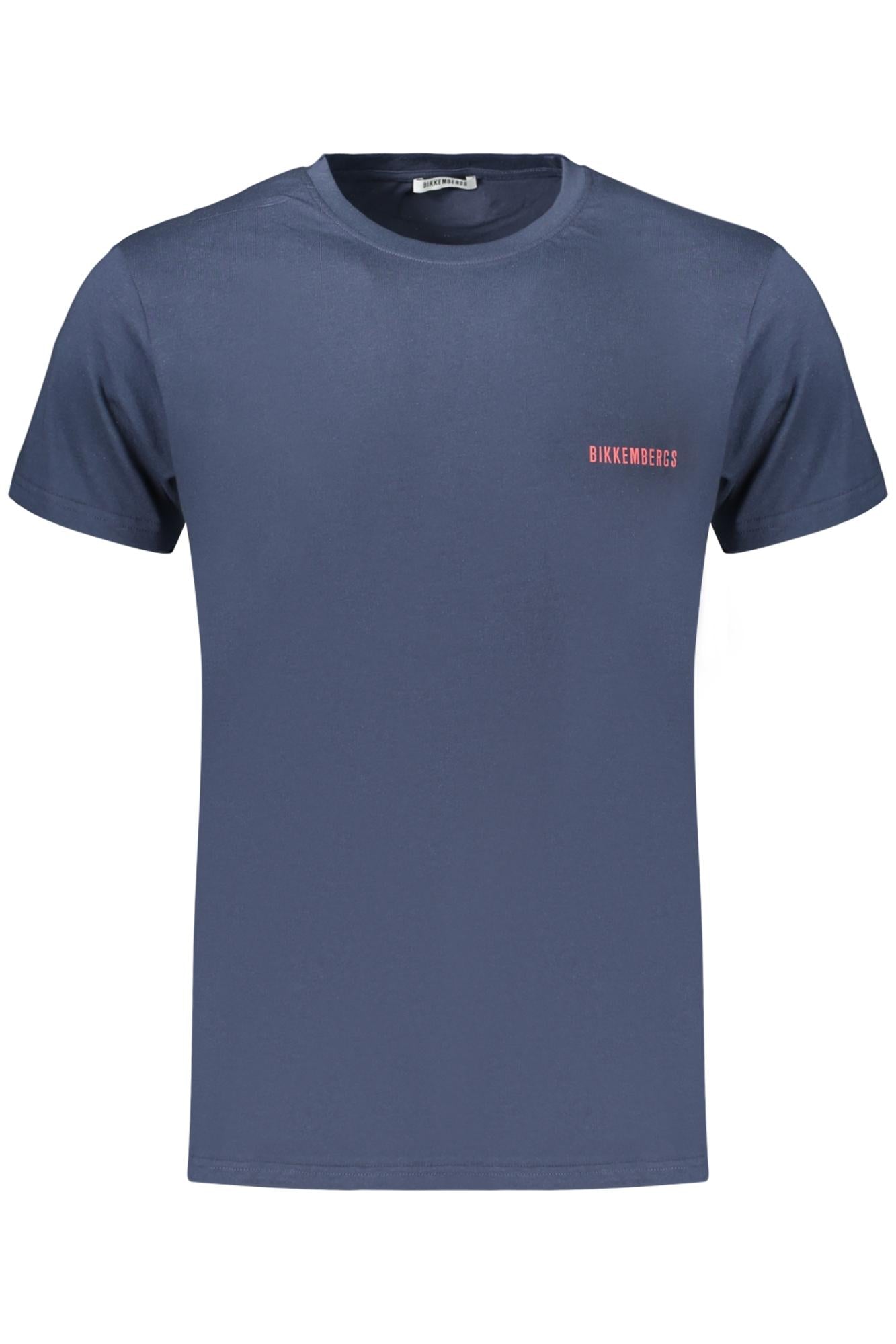 BIKKEMBERGS BKK3MTS04_BLNAVY Blu T-Shirt Uomo 