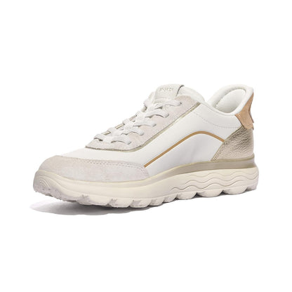GEOX D657MA 09B22 WHITE OFF WHITE  C1352 Sneakers Donna 
