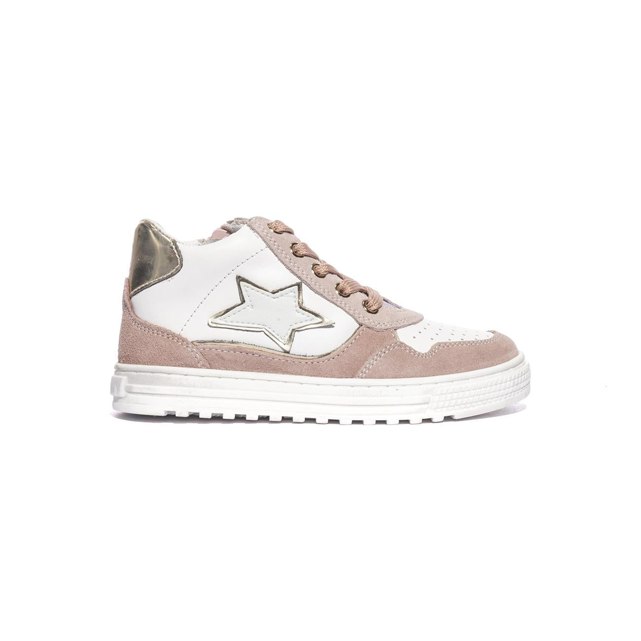 NATURINO 0012018619.01.1M75 ROSE WHITE Sneakers Bambina 