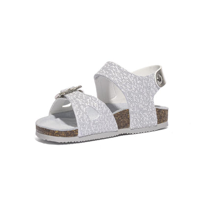 GOLDSTAR GS847QSZ ARGENTO Sandali Unisex Bambino 