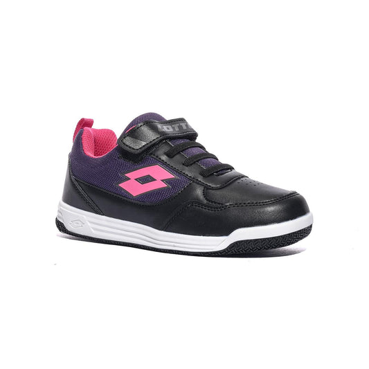 LOTTO 220113B3G All black Pink Sneakers Bambina 