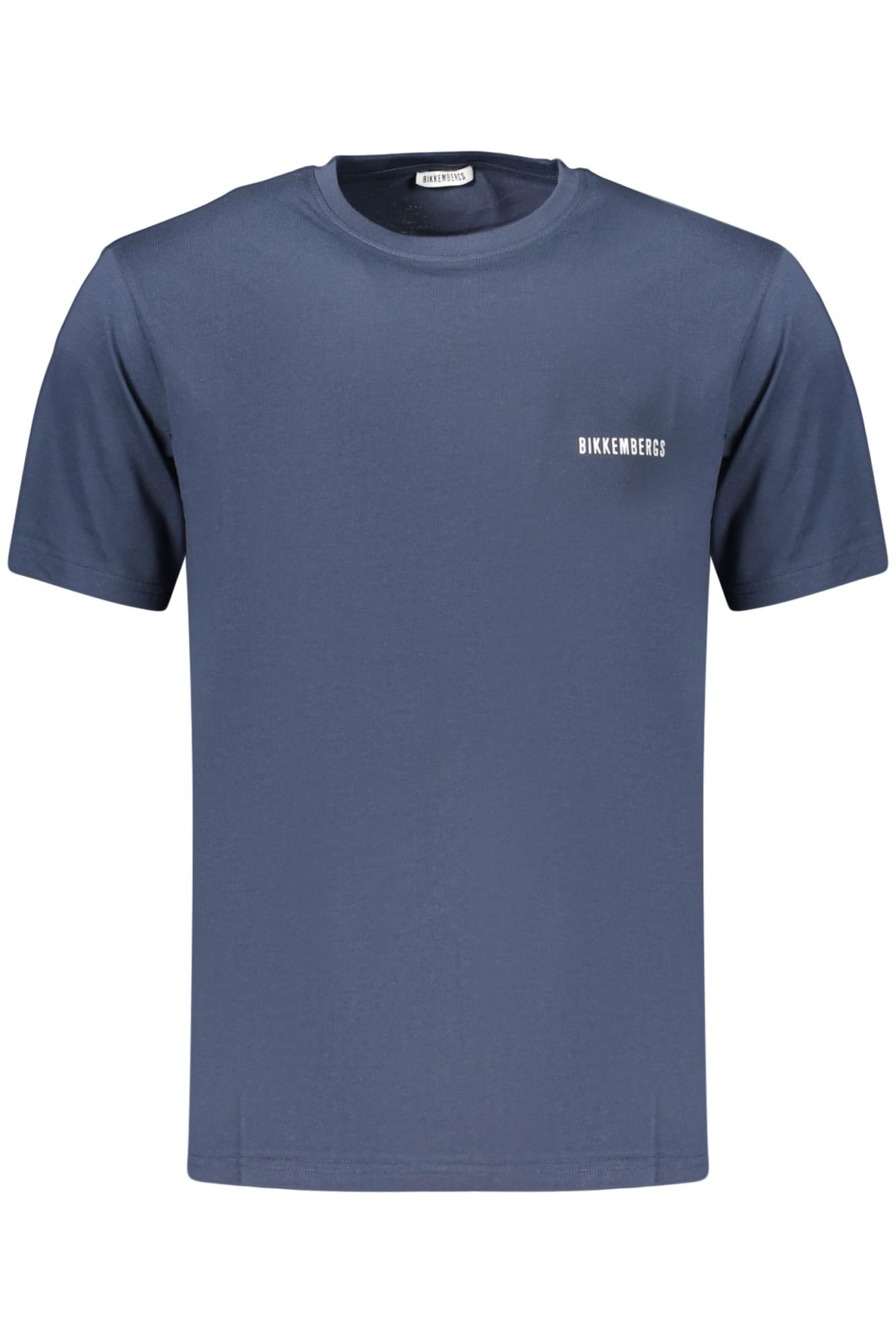 BIKKEMBERGS BKK2MTS01_BLNAVY Blu T-Shirt Uomo 