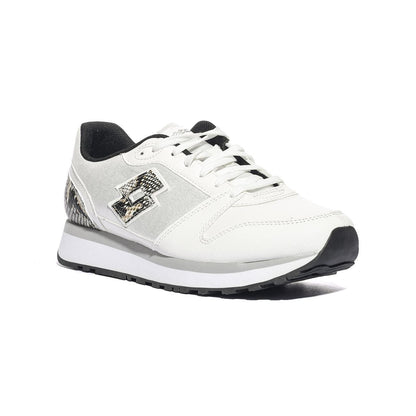 LOTTO 218120 WHITE BLACK SILVER Sneakers Donna 