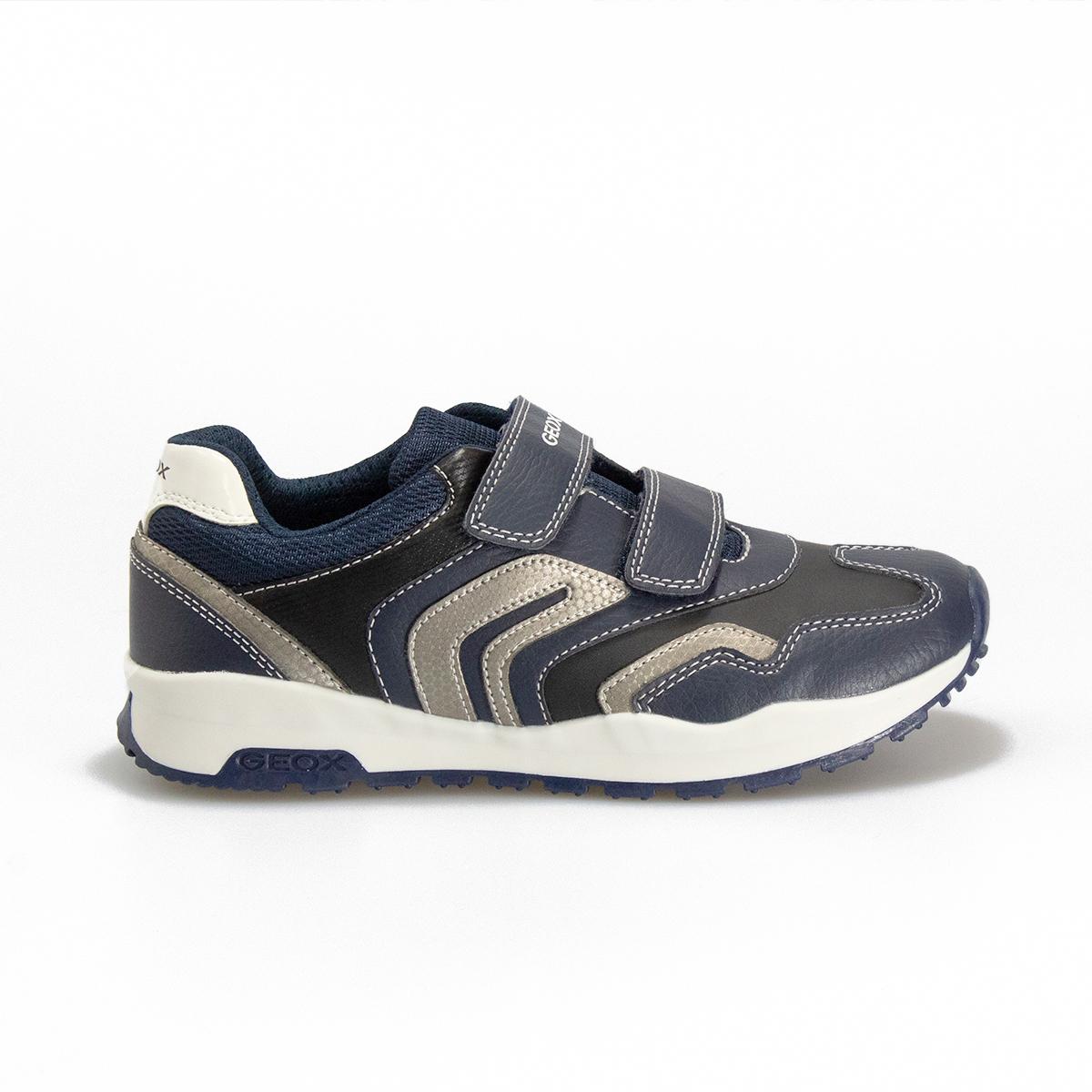 GEOX J0415A NAVY SILVER C0673 Sneakers Bambino 