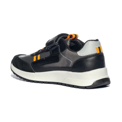 GEOX J36GMA BLACK ORANGE C0038 Sneakers Bambino 