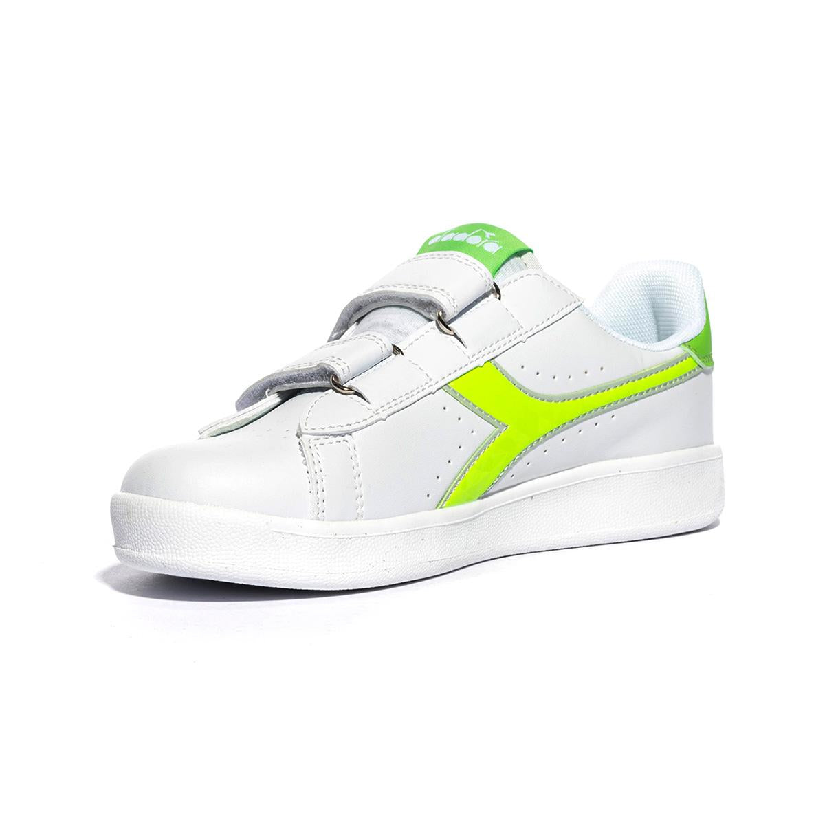 DIADORA 101.179743 BIANCO VERDE FLASH Sneakers Bambino 