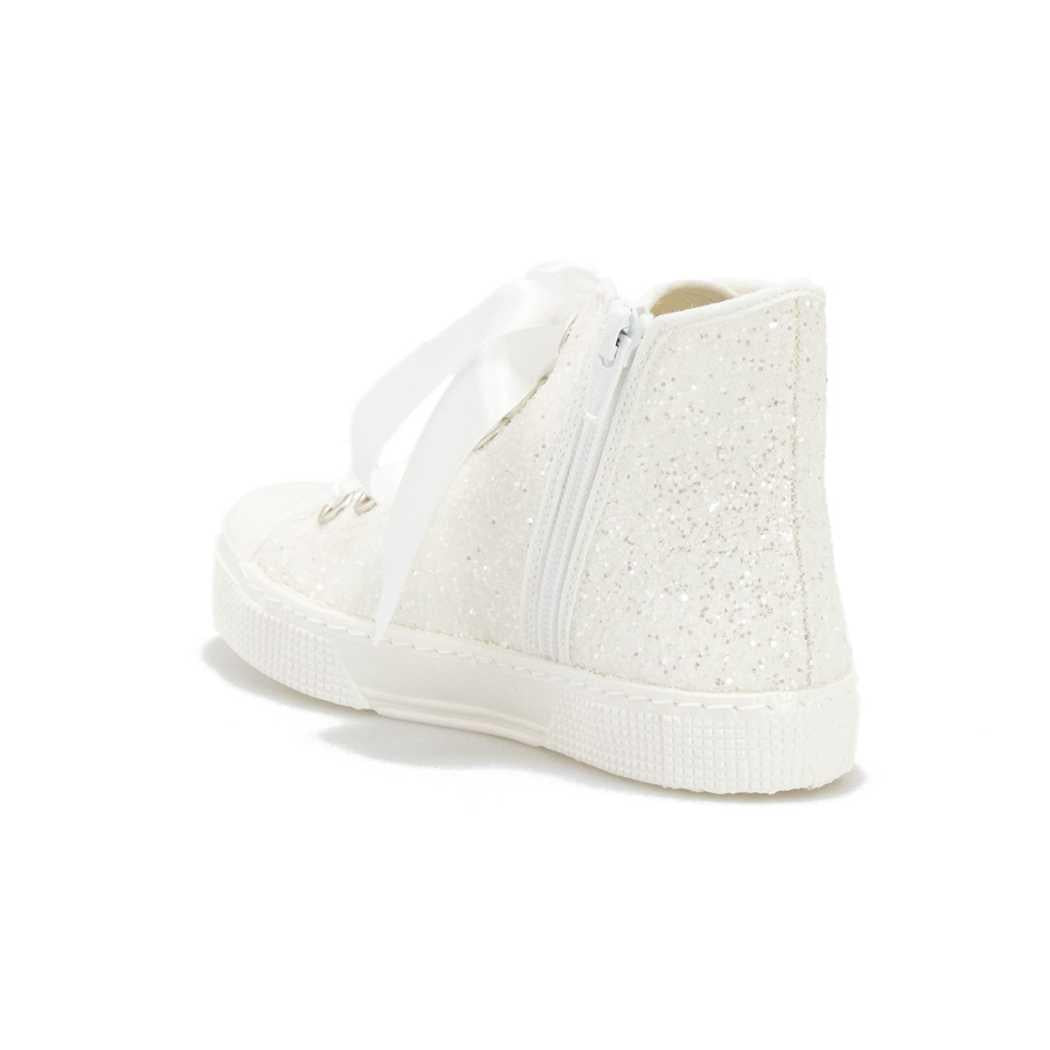 DXO C88 GLITTER BIANCO Sneakers Bambina 