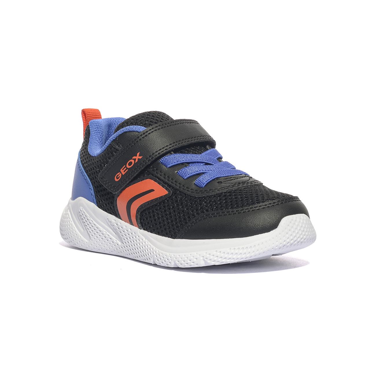 GEOX J36GBA BLACK ROYAL  C0245 Sneakers Bambino 