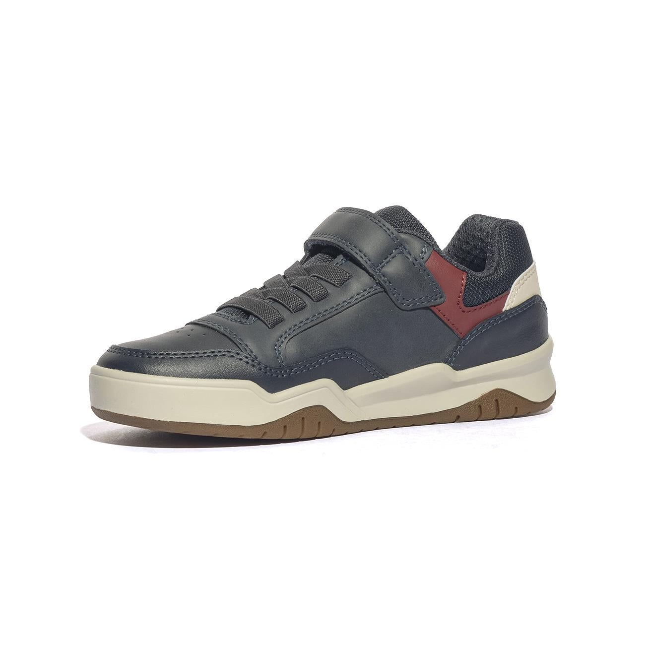 GEOX J367RE 0MEFU NAVY DK RED  C4244 Sneakers Bambino 