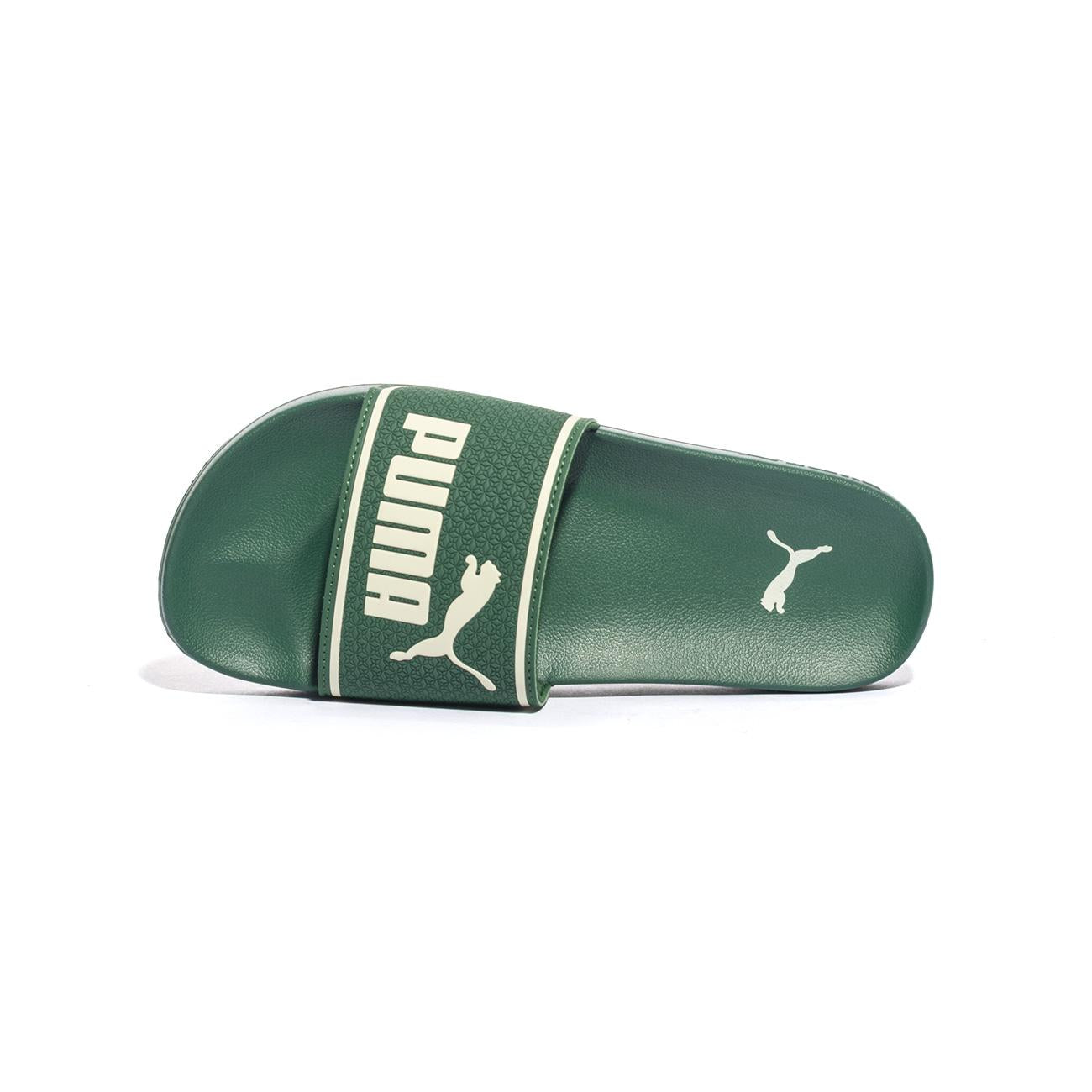 PUMA 384139-26 green Ciabatte Unisex Bambino 