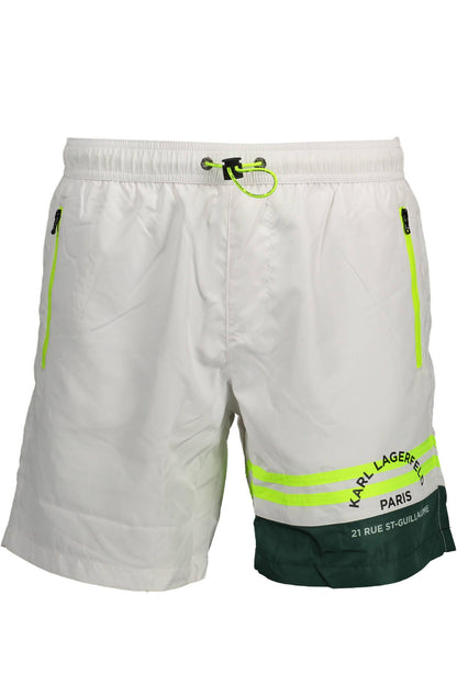 KARL LAGERFELD KL22MBM05_9D810A8_BIANCOWHIT Bianco Costumi Uomo 