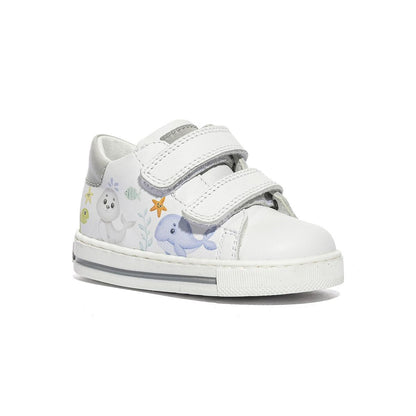 FALCOTTO 0012018398.01.0N01 WHITE Sneakers Bambina 