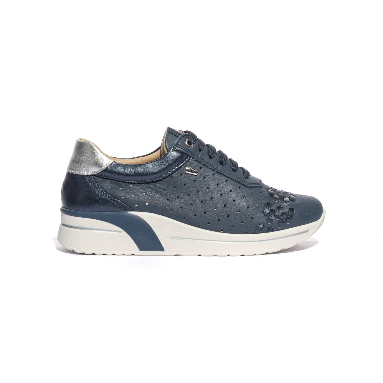 VALLEVERDE V49405 NAPPA BLU Sneakers Donna 