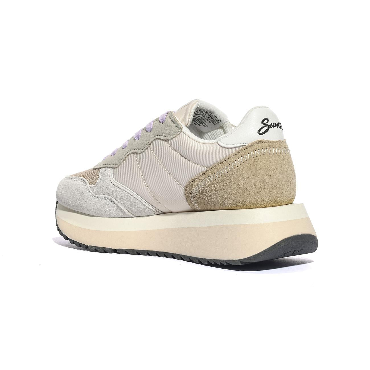 Sneakers Sun68 BIG ALLY MULTICOLOR Bianche Z45213BIANCO PANNA SUN 68