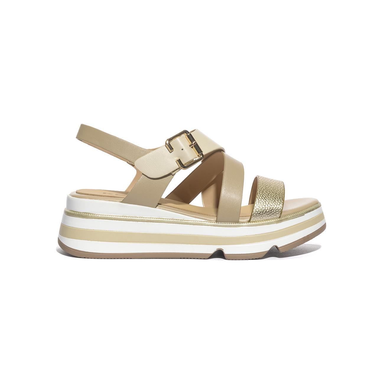 KEYS K12134 GOLD NOCCIOLAGOLD NOCCIOLA Sandali Donna 