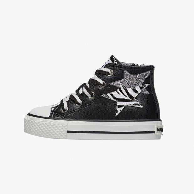 NATURINO 0012018582-01-0A01 BLACK Sneakers Bambina 