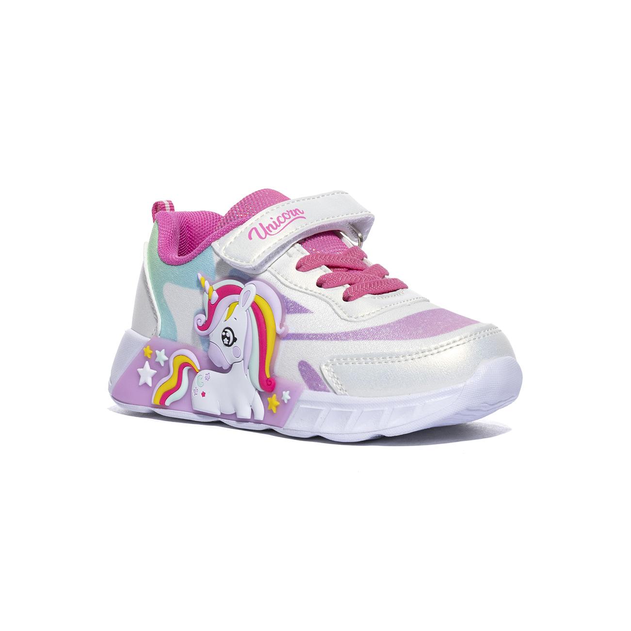 Unicorn S8010208T WHITE Sneakers Bambina 