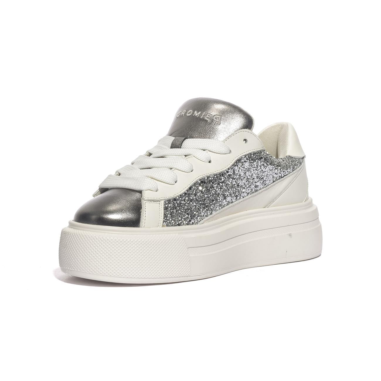 Sneakers Cromier GLITTERmix Bianche C2U0ARGENTOpanna CROMIER