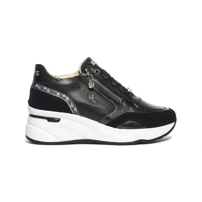 KEYS K10591 BLACK SILVER Sneakers Donna 
