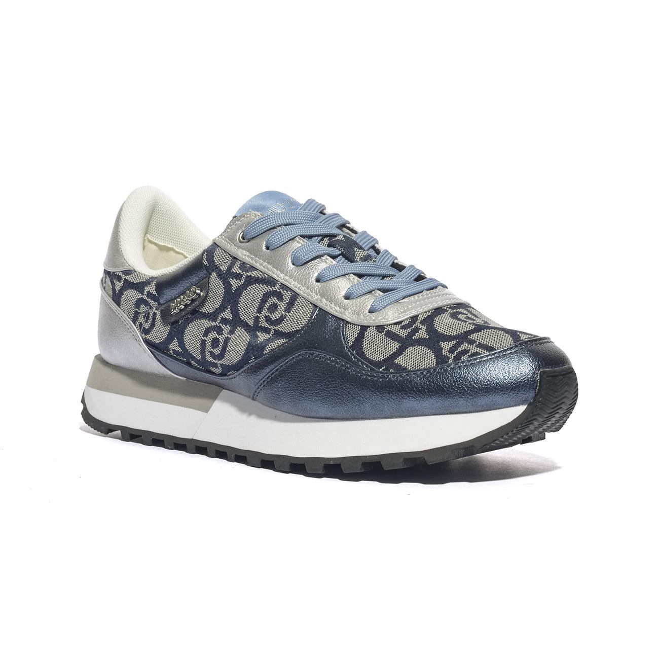LIUJO BF5057EX321 DENIM SILVER Sneakers Donna 