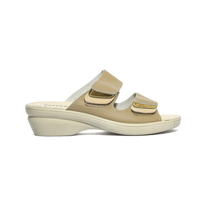 VALLEVERDE 25315 BEIGE Ciabatte Donna 