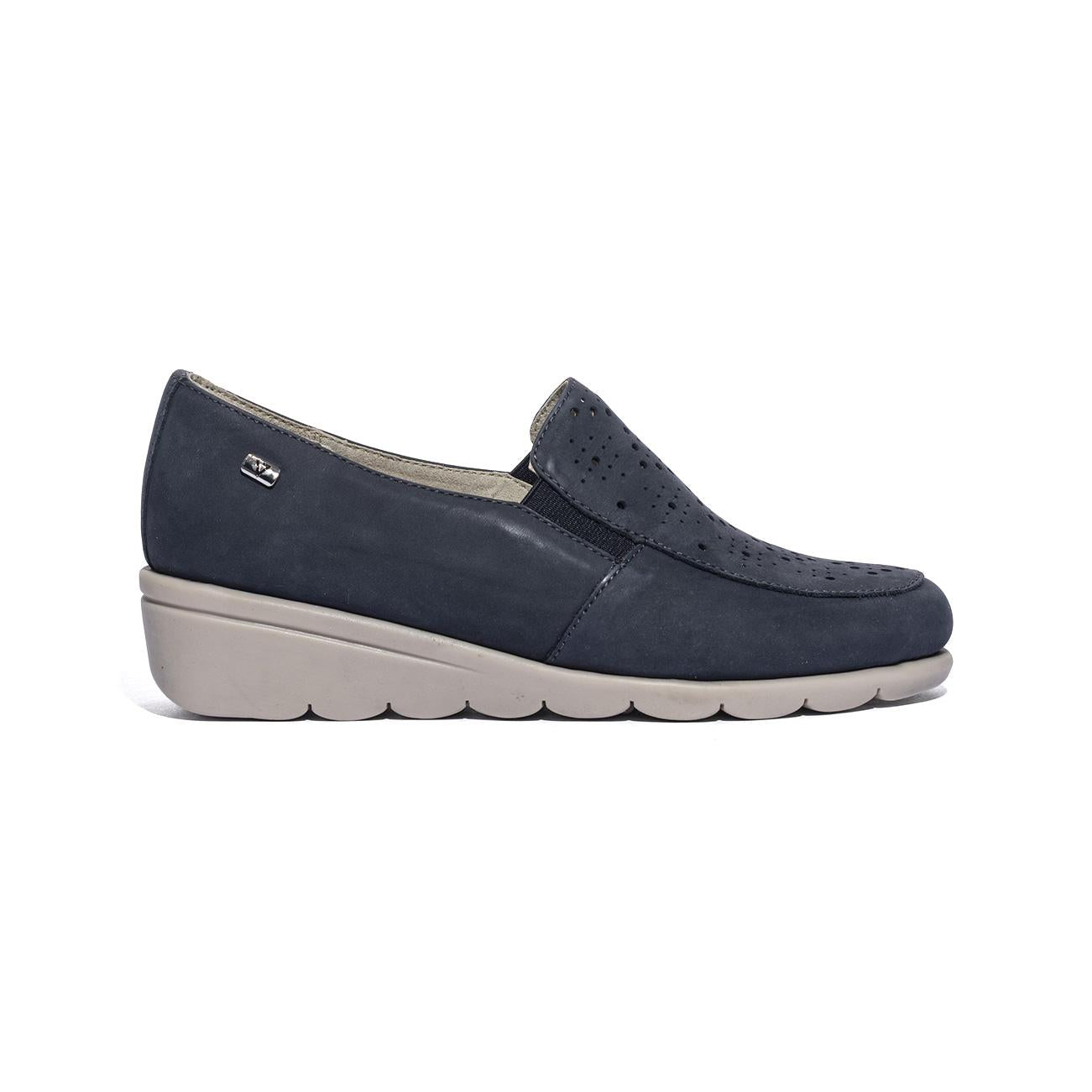 VALLEVERDE VS10332A NABUK JEANS Slip-on Donna 