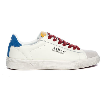 AVIREX AV21M80616 PLASTER WHITE Sneakers Uomo 