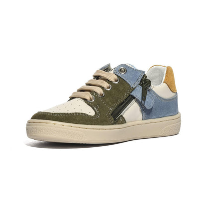 NATURINO 0012018250.01.2G05 MILITARE.MILK.CELESTE Sneakers Bambino 