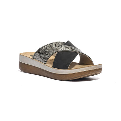 IN BLU FT000018 NERO Sandali Donna 