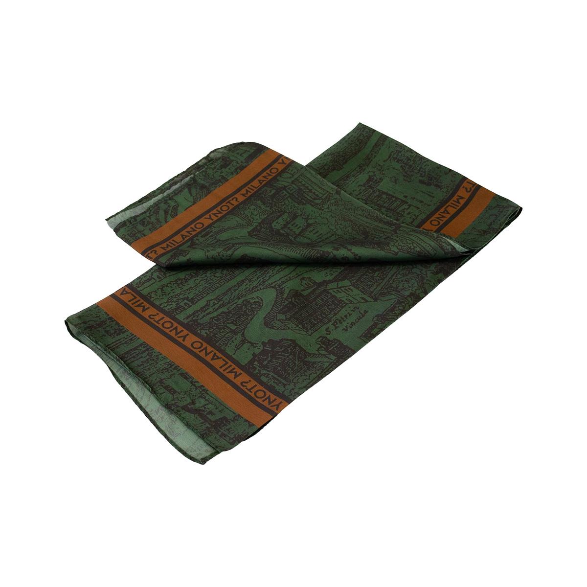 Y-NOT FLD090F6 GREEN Foulard Donna 