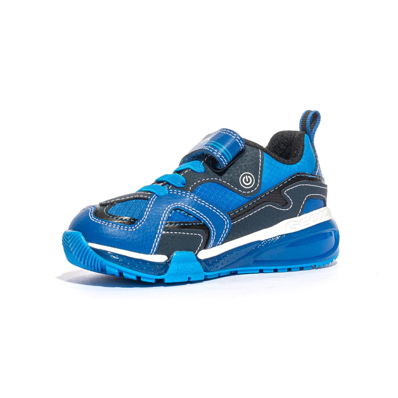 GEOX J16FEA 0CEFU ROYAL LTBLUE C4255 Sneakers Bambino 