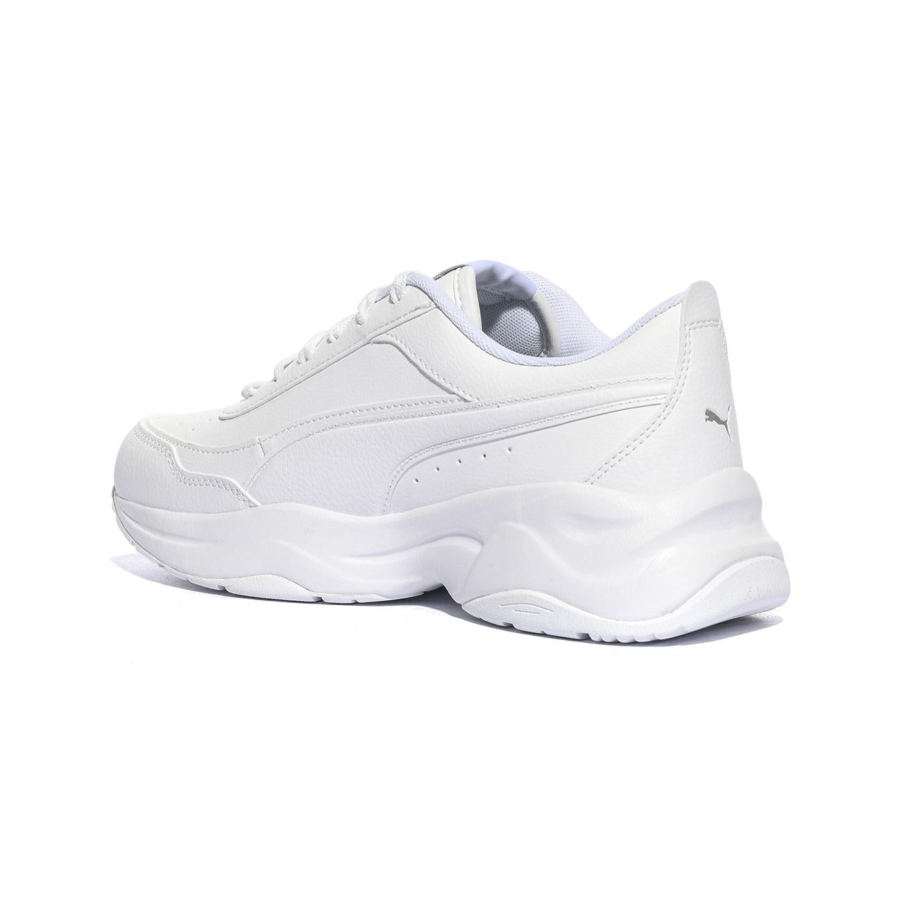 PUMA 371125-02 WHITE SILVER Sneakers Donna 