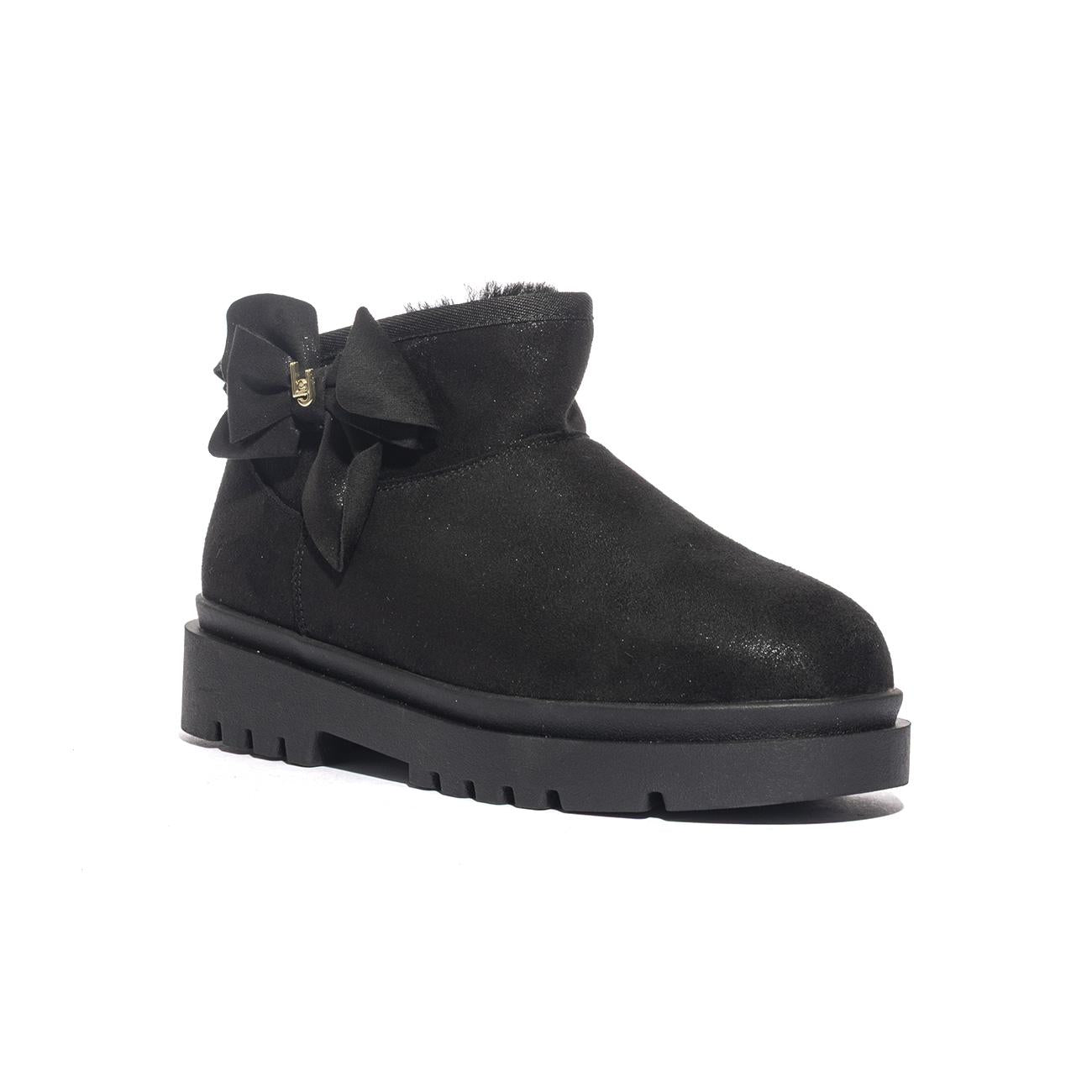 LIUJO 4F4343TX45322222 MICROFIBER BLACK Stivaletti Bambina 