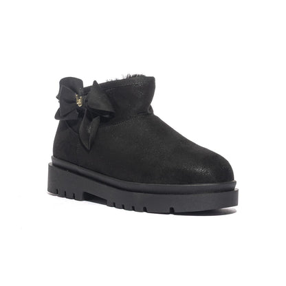 LIUJO 4F4343TX45322222 MICROFIBER BLACK Stivaletti Bambina 