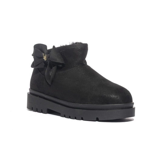 LIUJO 4F4343TX45322222 MICROFIBER BLACK Stivaletti Bambina 
