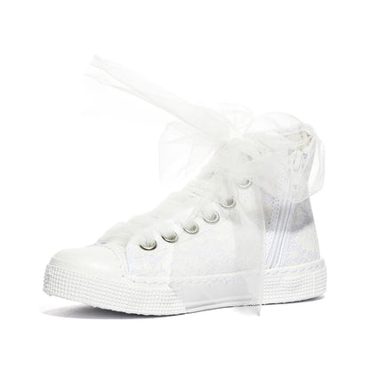 DXO C88 PIZZO BIANCO Sneakers Bambina 